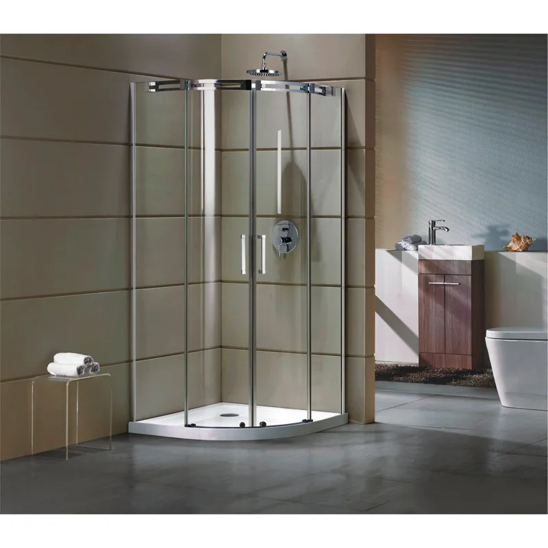 Душевой уголок Grossman GR-4090 Galaxy 90*90*190 полукруг, двери раздвижные 2 места