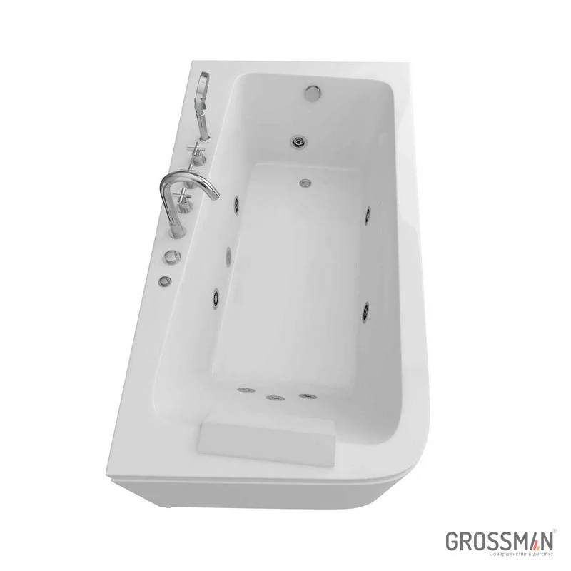 Ванна Grossman гидромассаж. GR-17095-1R (95x170x58) GROSSMAN 1 место