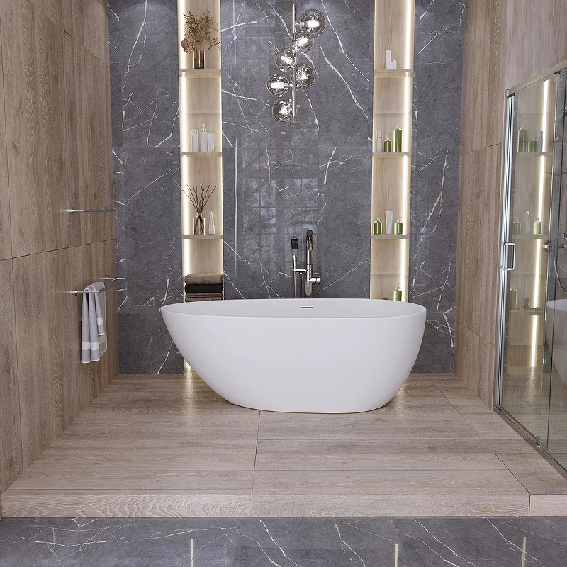 Ванна Grossman отдельностоящая GR-1102M Fly (170x80x60) GROSSMAN 1 место