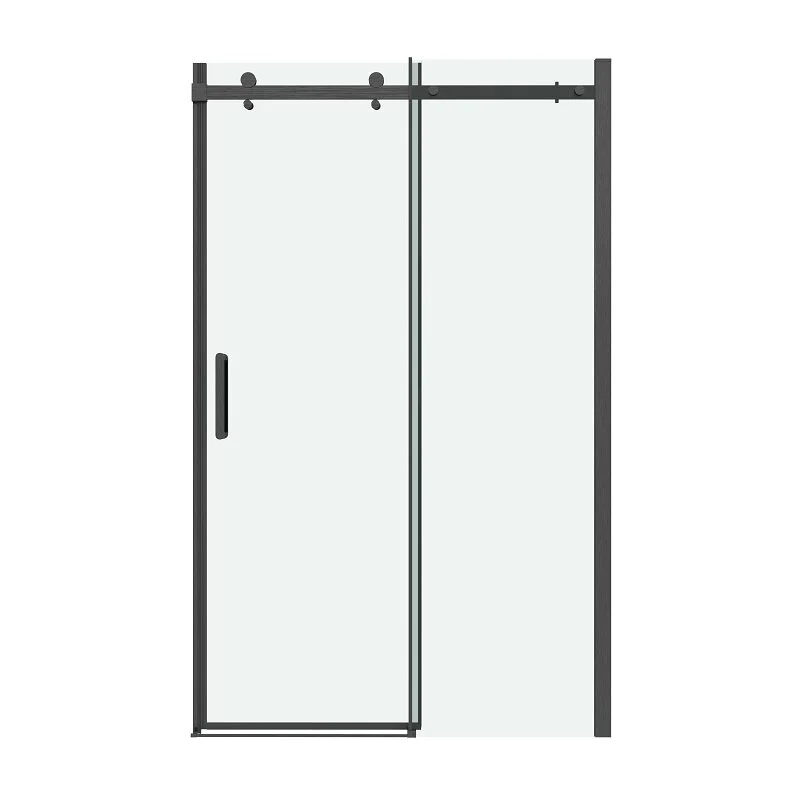 Дверь в нишу Grossman100.K33.04.100.42.00 Classic (100*195) графит сатин, стекло прозрачное, 1 место