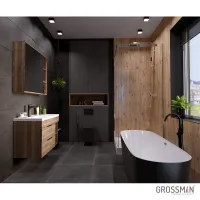 Ванна Grossman отдельностоящая GR-2701 Black (150x70x60) GROSSMAN 1 мест