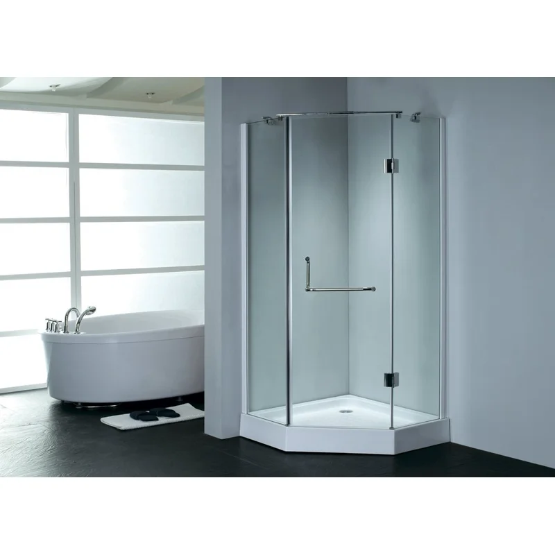 Душевой уголок Grossman GR-8090 Classic 90*90*185 трапеция, дверь распашная 2 места