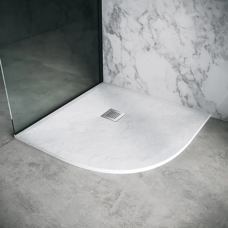 Поддон Grossman полукруг белый (100*100*2,5) Strong