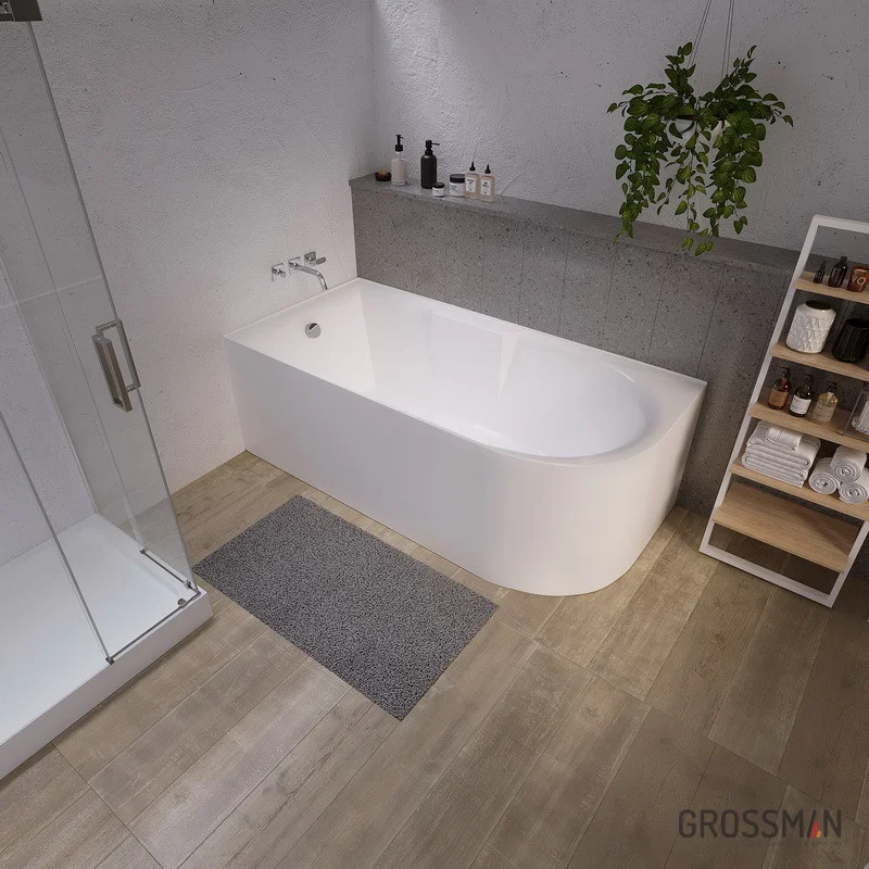 Ванна Grossman Cristal пристенная GR-2201L (75x150x56) GROSSMAN 1 место