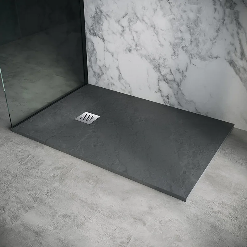 Поддон Grossman прямоугольник графит (90*120*2,5) Strong