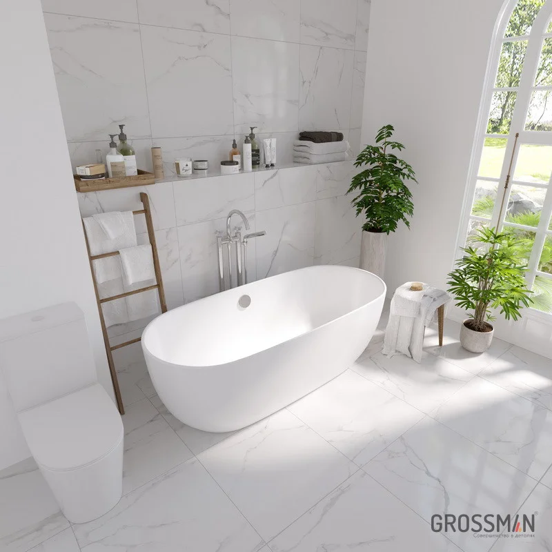 Ванна Grossman отдельностоящая GR-2501 Classic (170x80x58) GROSSMAN 1 место