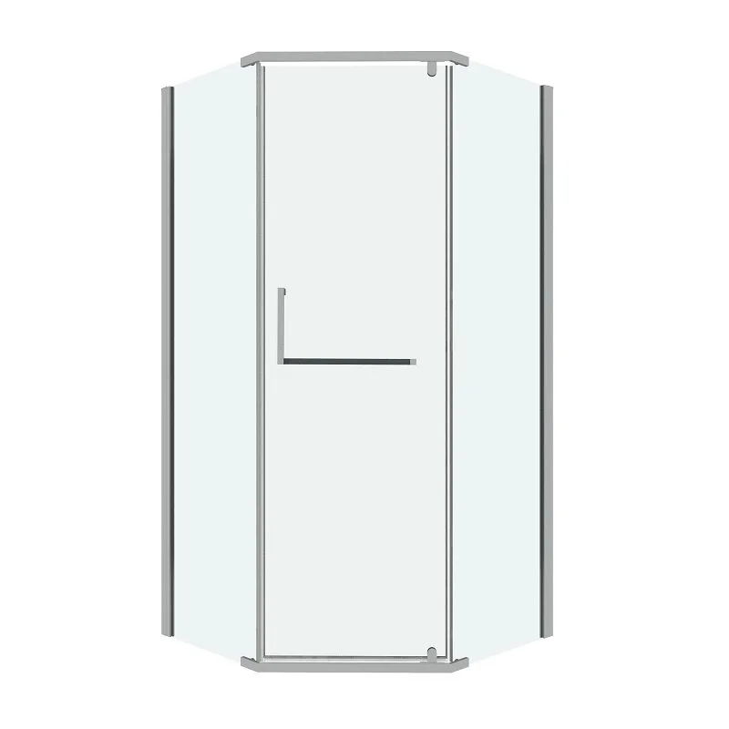 Душевой уголок Grossman 302.K33.03.9090.10.00 Pragma (90*90*195) трапеция,распашная,хром,стекло прозрачн,1ме Душевой уголок Grossman 302.K33.03.9090.10.00 Pragma (90*90*195) трапеция,распашная,хром,стекло прозрачн,1ме