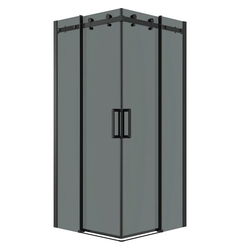 Душевой уголок Grossman 300.K33.04.9090.21.10 Classic (90*90*195) квадрат,раздвижн,черн.мат,стекло тонированное 2 места Душевой уголок Grossman 300.K33.04.9090.21.10 Classic (90*90*195) квадрат,раздвижн,черн.мат,стекло тонированное 2 места