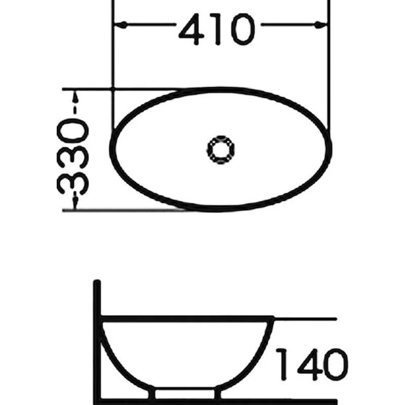 Раковина Grossman GR-3018 (410*330*140)