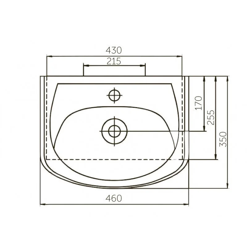Раковина УЮТ-45 см