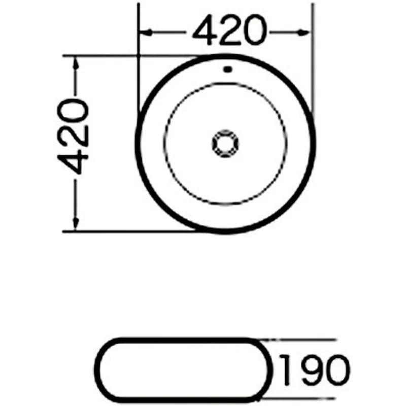 Раковина Grossman GR-3010 (420*420*190)