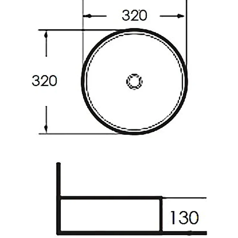 Раковина Grossman GR-3021 (320*320*130)