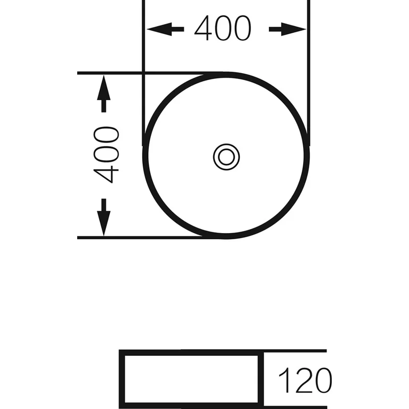 Раковина Grossman GR-3013OLM (400*400*150) ЗЕЛЕНАЯ МАТОВАЯ