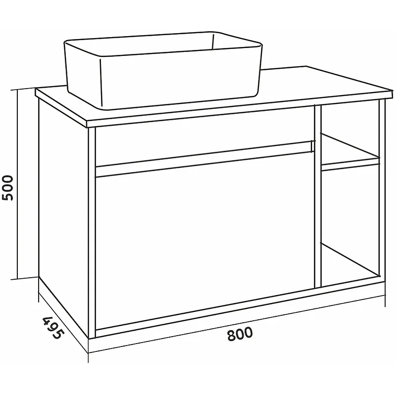 Тумба GROSSMAN подвесная 