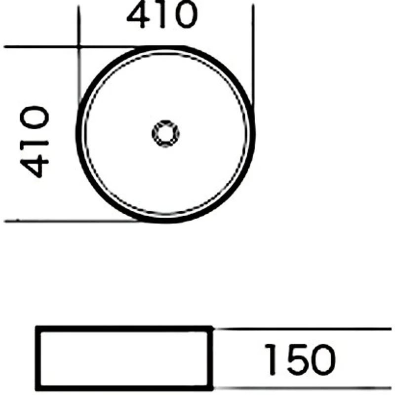 Раковина-чаша Grossman 41 GR-3013 Белая