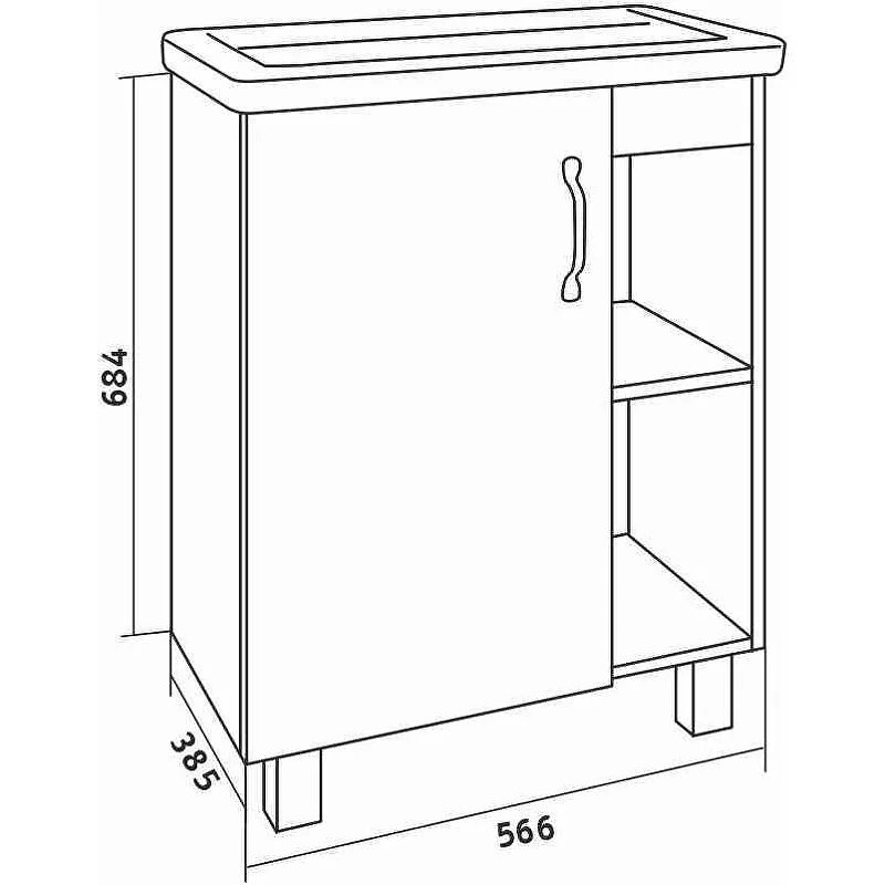 Тумба GROSSMAN напольная 