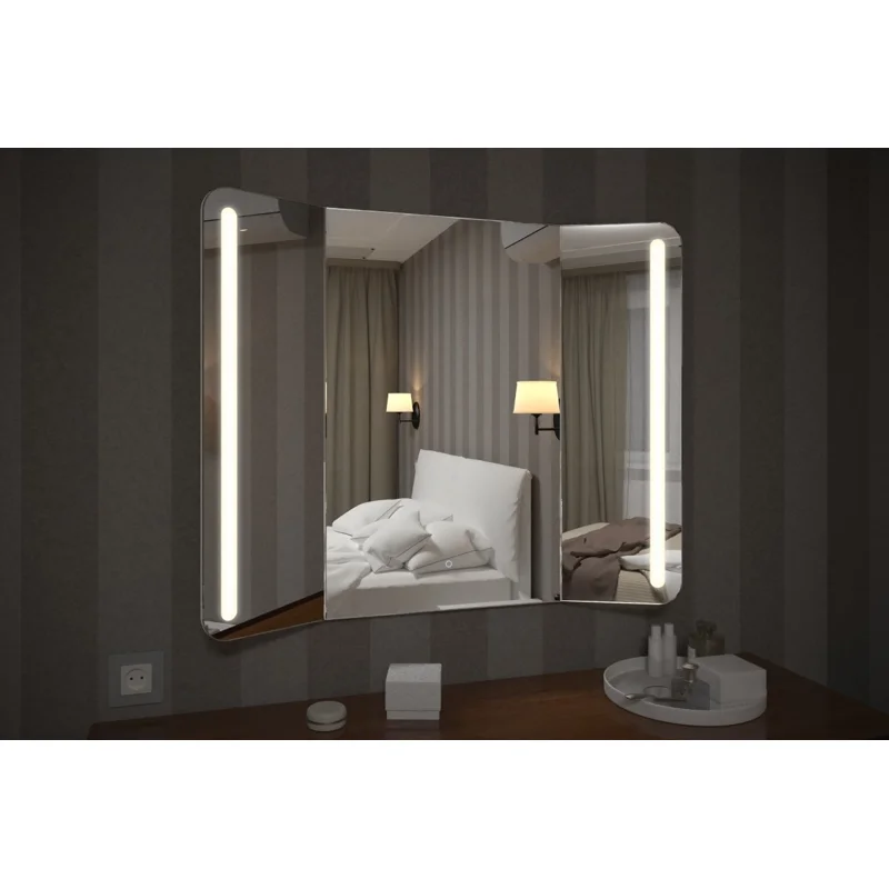         Зеркало Relisan TRIPLE VERTICAL 1000х800 с подсветкой