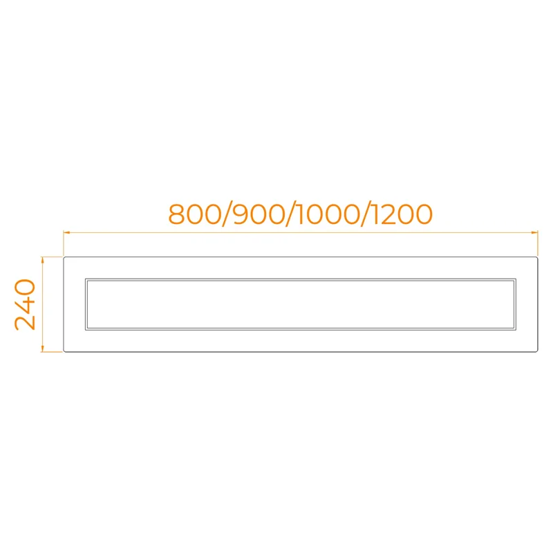 Экран для душевого поддона RGW NА/CL-S (фронтальный)