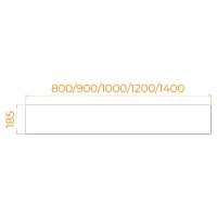 Экран для поддона RGW NA/STYLE фронтальный
