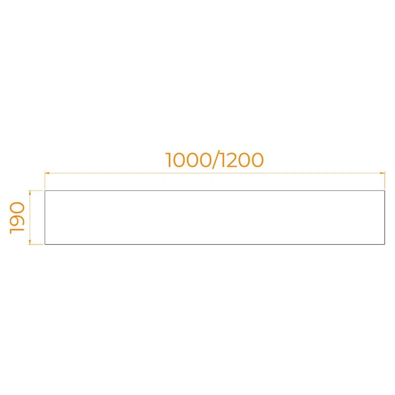 Экран для душевого поддона RGW NА/LUX фронтальный