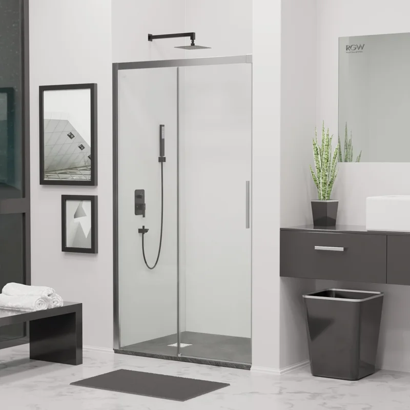 Душевая дверь RGW Leipzig LE-12 190 34121219-11 профиль Хром стекло прозрачное