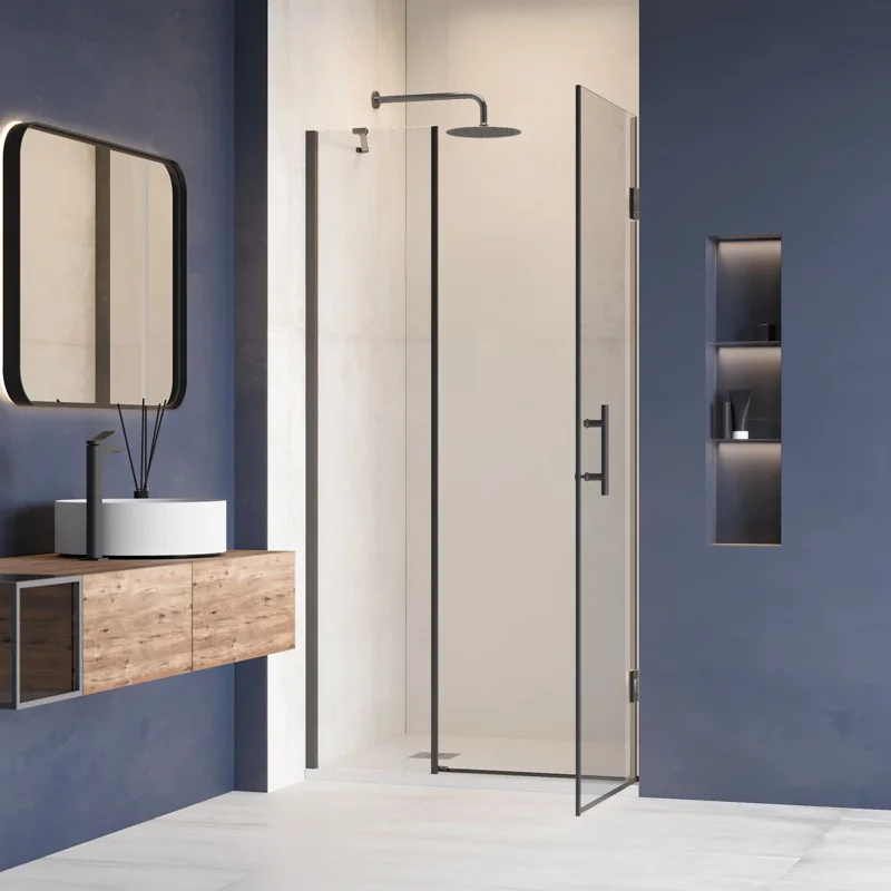 Душевая дверь RGW Hotel HO-012-B 90 350601209-14 профиль Черный стекло прозрачное