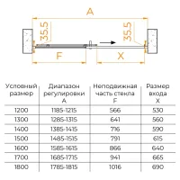 Душевая дверь RGW PA-017
