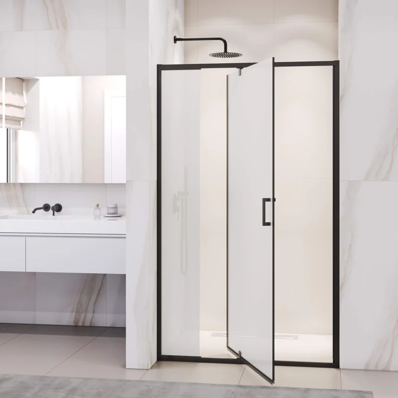 Душевая дверь RGW PA-008B, 100 х 195 см, стекло прозрачное, профиль черный, 350800801-14
