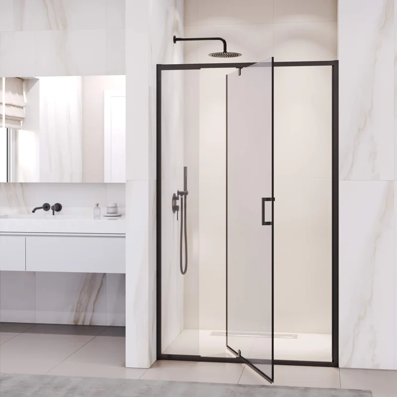 Душевая дверь RGW Passage 350800812-14 110х195 стекло прозрачное профиль черный