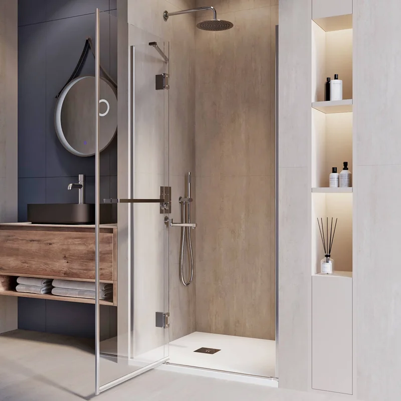 Душевая дверь RGW HO-008 профиль Хром, стекло Прозрачное, 120х195см
