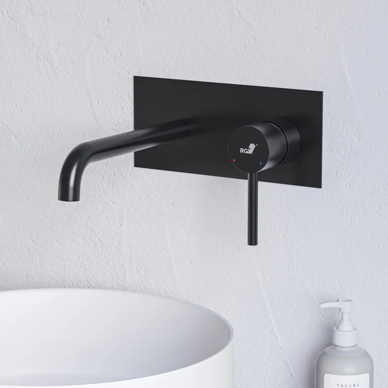 Смеситель для раковины RGW SP-45-11B, цвет черный, 51140545-04