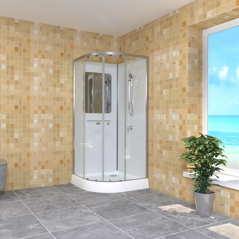 Душевая кабина RGW Andaman AN-208, 100 x 100 см, стекла прозрачные, профиль сатин (матовый хром), 381320800-12