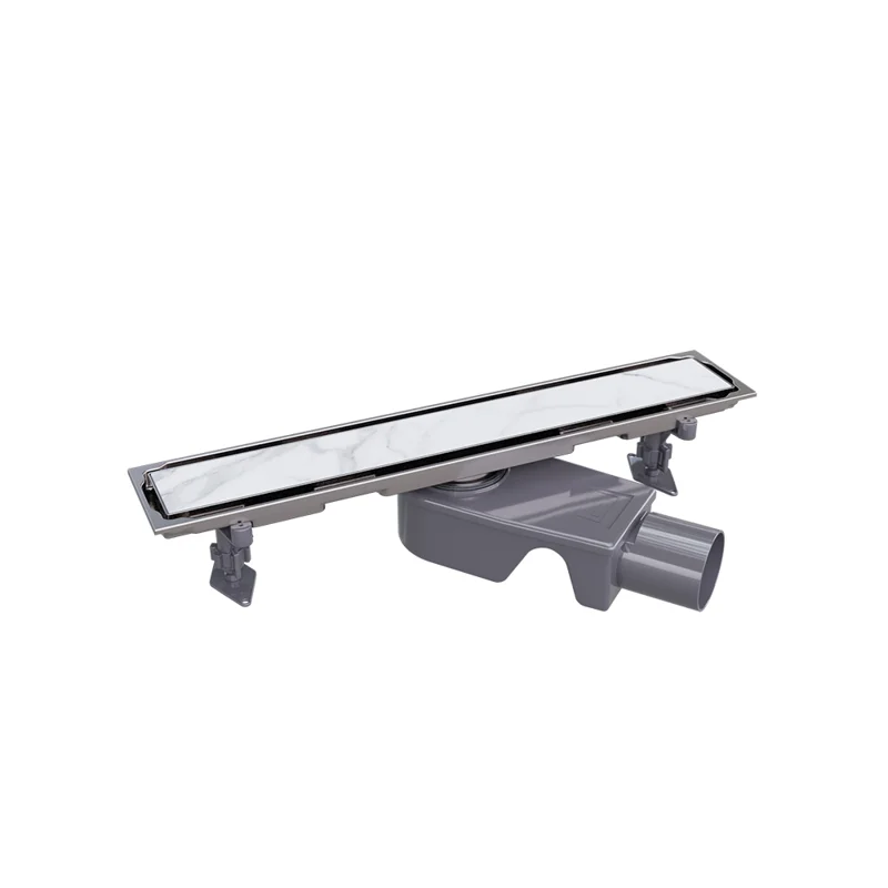 Дренажный канал RGW Shower Drain SDR-22, 40 см, решетка под плитку хром, 47212240-01