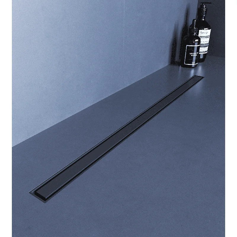 Дренажный канал RGW SDR-51Gr 76215180-11, 80 см, под плитку, цвет серый