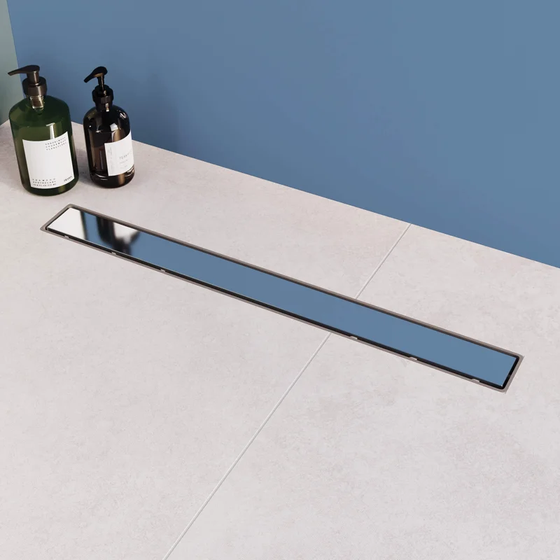 Дренажный канал RGW Drain Leo-21 60212140-01, 40 см, под плитку, хром