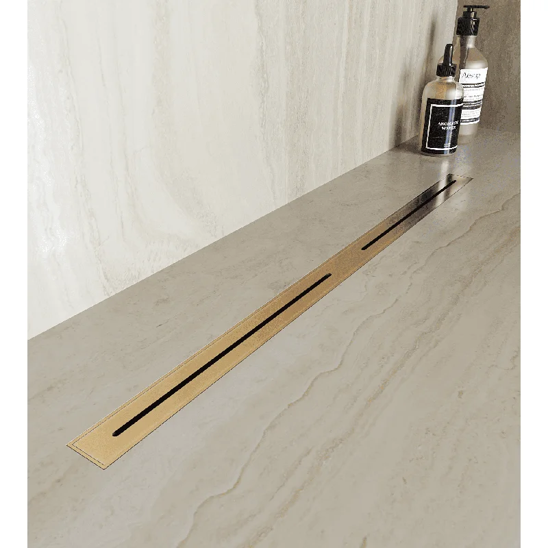 Дренажный канал RGW SDR-52Gb 76215260-06, 60 см, цвет золото