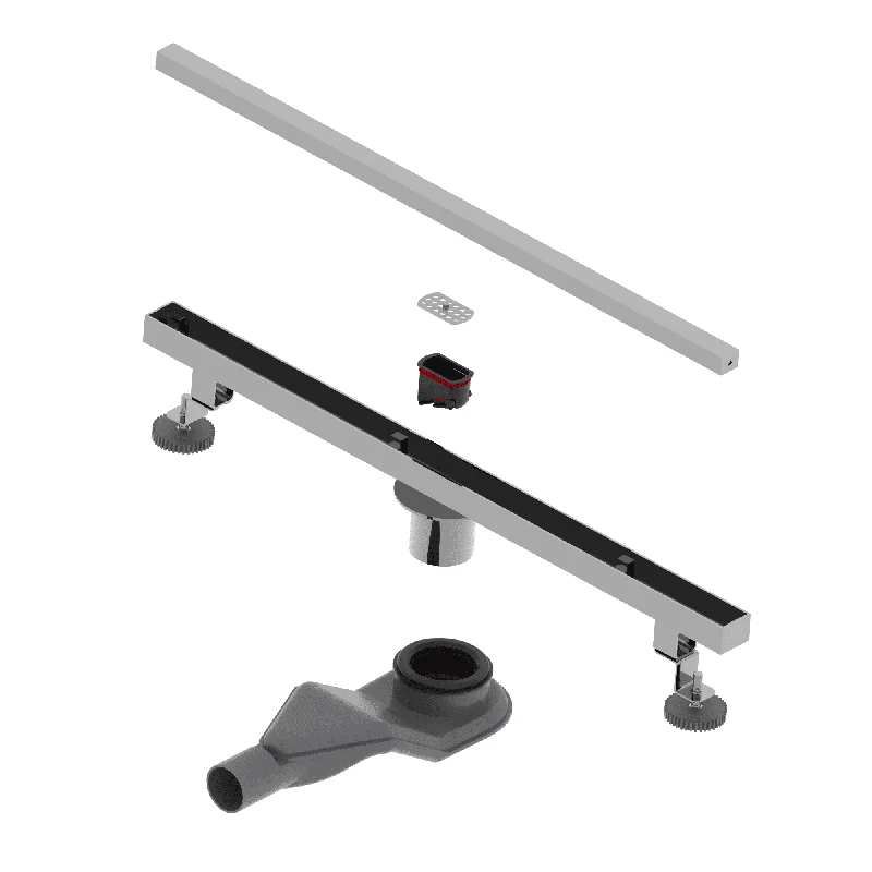 Дренажный канал RGW SDR-51S 76215160-13, 60 см, под плитку, цвет сатин