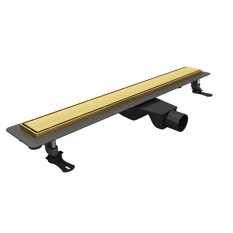 Дренажный канал RGW Drain Leo-31, 60213160-06, 60 см, решетка золото браш