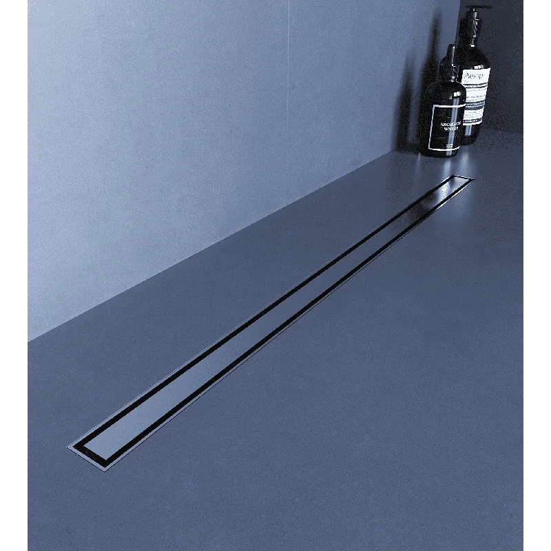 Дренажный канал RGW SDR-51S 76215180-13, 80 см, под плитку, цвет сатин