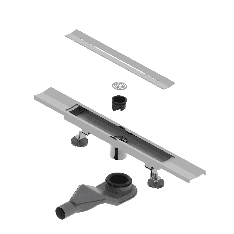 Дренажный канал RGW SDR-53S 76215380-13, 80 см, цвет сатин