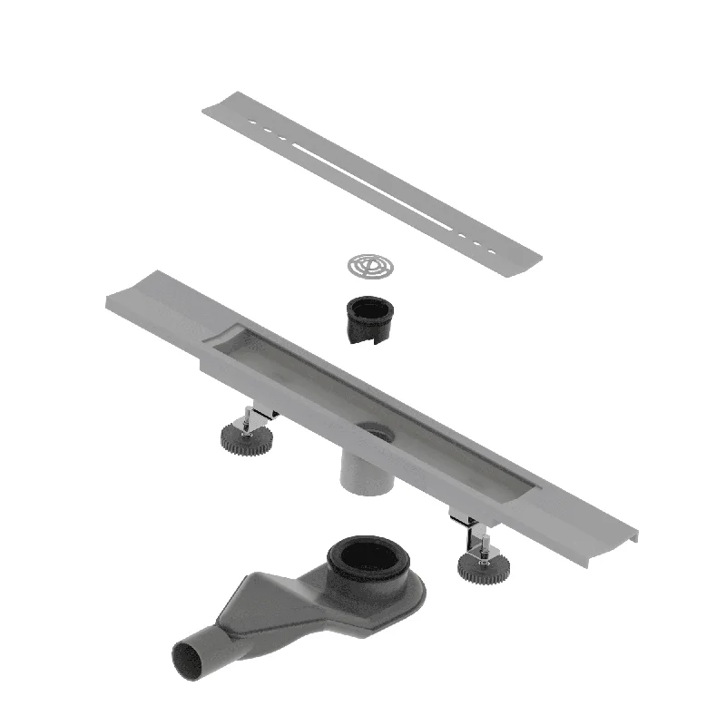 Дренажный канал RGW SDR-53Gr 76215380-11, 80 см, цвет серый