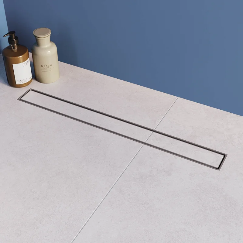 Дренажный канал RGW Drain Leo-21 60212140-01, 40 см, под плитку, хром