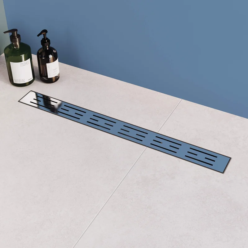 Дренажный канал RGW Drain Leo-20-60 60212060-01, 60 см, с решеткой из нержавеющей стали, хром