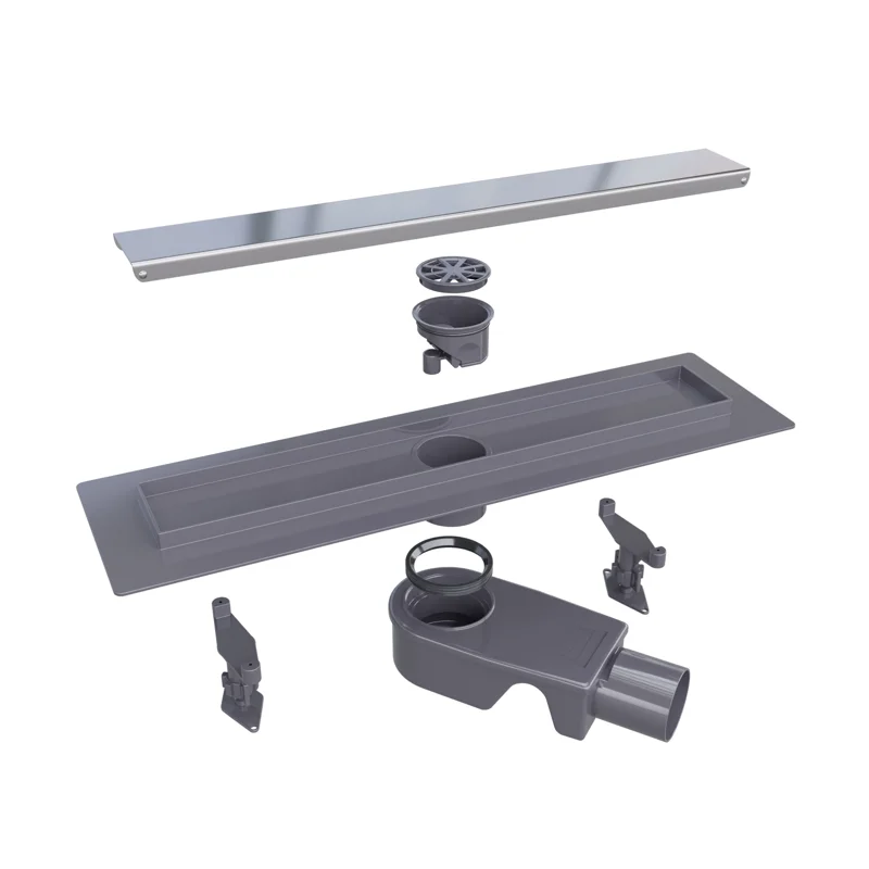 Дренажный канал RGW Shower Drain SDR-31, 60 см, решетка хром, 47213160-01