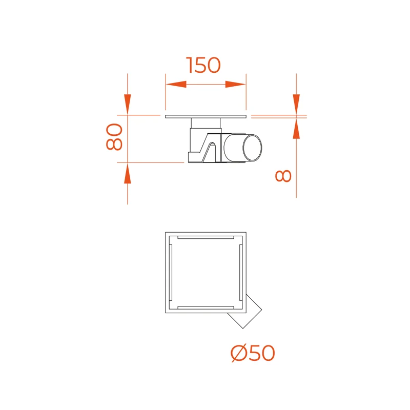 Душевой трап RGW SDR 15 60211515-01 хром