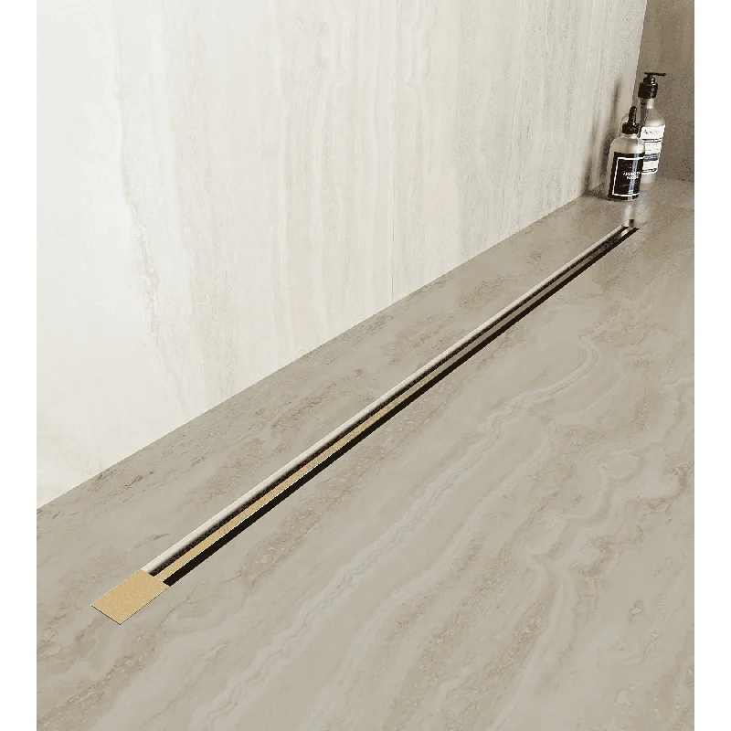 Дренажный канал RGW SDR-50Gb 76215010-06, 100 см, цвет золото