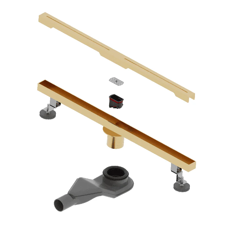 Дренажный канал RGW SDR-52Gb 76215280-06, 80 см, цвет золото