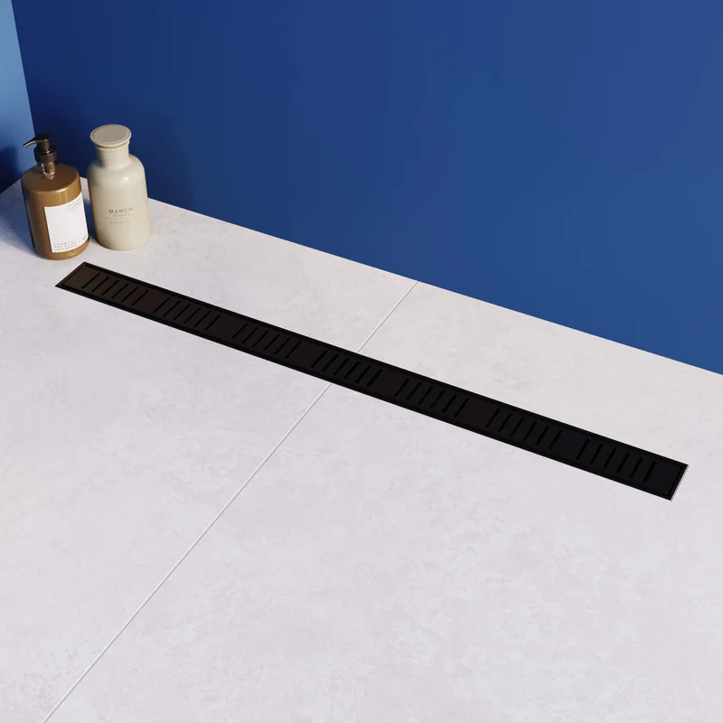 Дренажный канал RGW SDR-34B-80, 80 см, решетка черная, 64213480-04