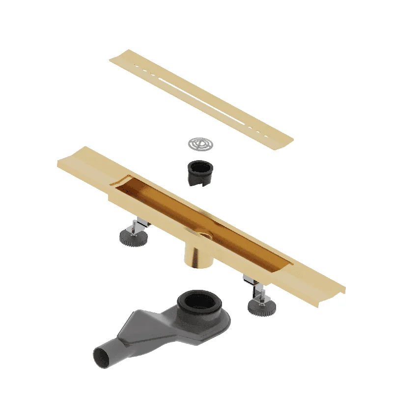 Дренажный канал RGW SDR-53Gb 76215380-06, 80 см, цвет золото