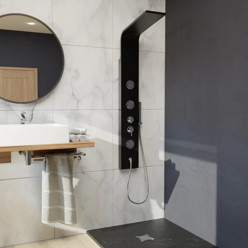 Душевая панель RGW Shower Panels SP-04 B21140104-04 Черный